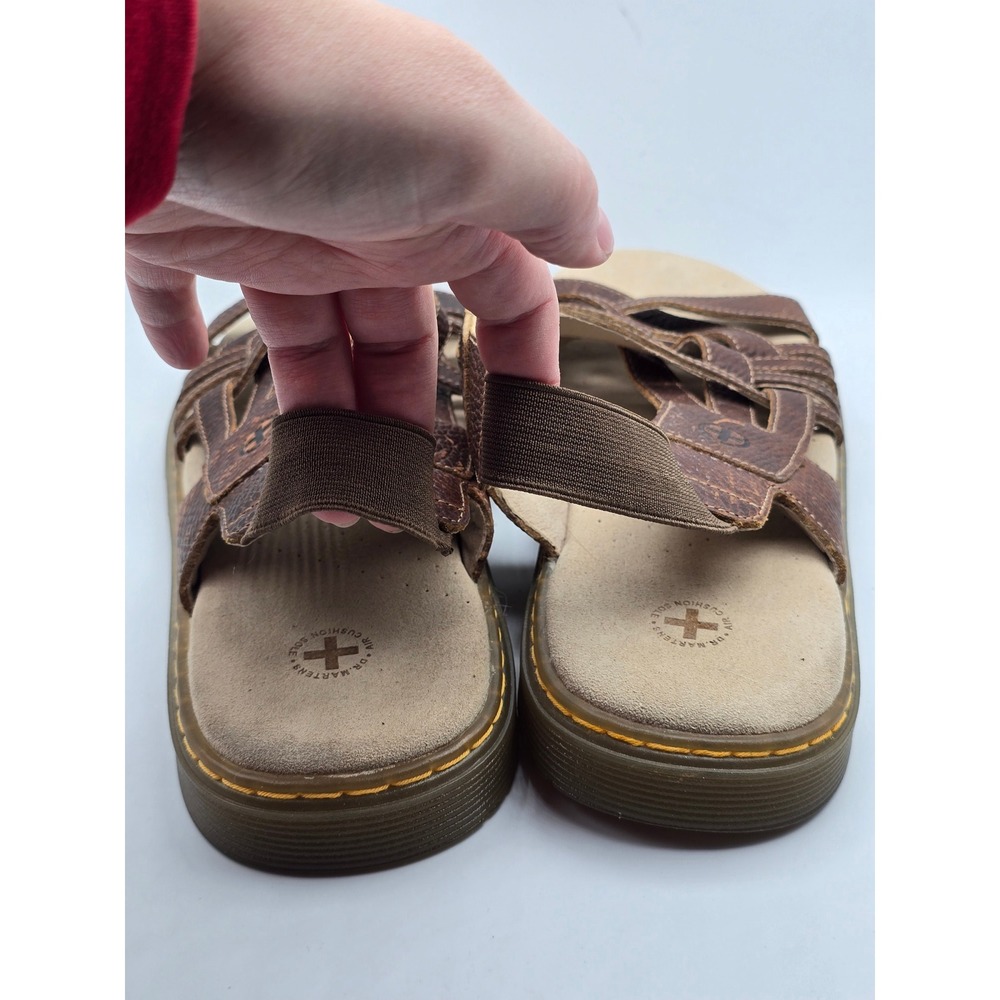 Vintage Y2K Dr. Martens Lula Fisherman Sandals Brown Leather Mens 11 Rare Chunky - Picture 7 of 12